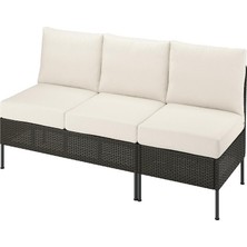 IKEA Gri Şık Bahçe Oturma Seti 240 cm