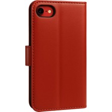 MK Beykoz Newface Apple iPhone 7 Trend S Plus Kapaklı Kılıf - Kırmızı