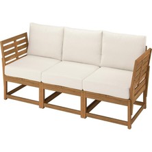 IKEA Kahverengi Pratik Bahçe Oturma Seti 264 cm