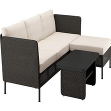 IKEA Gri Dayanıklı Bahçe Oturma Seti