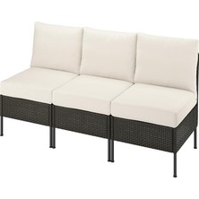 IKEA Gri Modern Bahçe Oturma Seti 240 cm