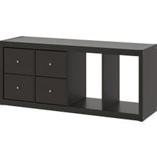 IKEA Venge Fonksiyonel Kitaplık Raf Ünitesi 42X147 cm