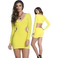 Feifei TP101004 Seksi Mini Elbise