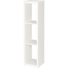IKEA Beyaz Dayanıklı Kitaplık Raf Ünitesi 42X112 cm