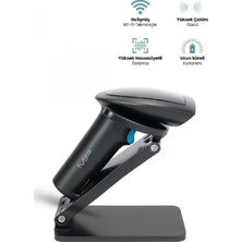 Marsilyan- Kablosuz Standlı 1d/2d Barkod &amp; Karekod Okuyucu