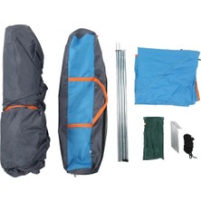 Skygo 6 Kişilik Kamp Çadırı 240*240*155 cm (Tam Otomatik Su ve Rüzgar Geçirmez Gölgelikli Tenteli)