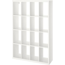 IKEA Beyaz Şık Kitaplık Raf Ünitesi 147X147 cm