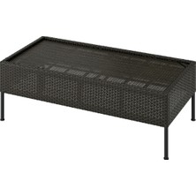 IKEA Gri Pratik Bahçe Oturma Seti 160X80 cm