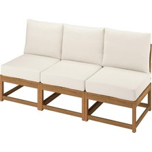 IKEA Kahverengi Modern Bahçe Oturma Seti 243 cm