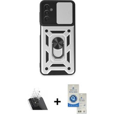 Cepte Toptan Galaxy A14 4g Ahenk Klasik - Şeffaf Royal Nano Ekran Koruyucu + Şeffaf Kamera Lens Koruma Cam