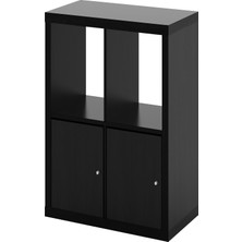 IKEA Venge Dayanıklı Kitaplık Raf Ünitesi 77X77 cm