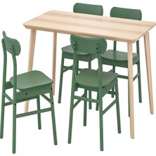 IKEA Huş Kullanışlı Yemek Masası 4 Sandalyeli