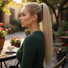 Senka Lastik Tokalı At Kuyruğu Düz / Balköpüğü Platin Röfle