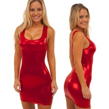 Afrodit AVM TP100710 Lame Mini Elbise