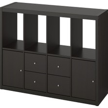 IKEA Venge Şık Kitaplık Raf Ünitesi 77X147 cm