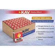 Uslucan Alışveriş Kav Marka Kibrit Emniyetli Çocuk Kilitli 100 Adet