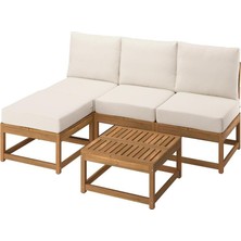 IKEA Kahverengi Modern Bahçe Oturma Seti