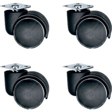 Marsilyan Bürosit Plastik Tablalı Teker - 50MM HKS151 - 4 Adet