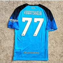 Napoli 2023/24 Yeni Sezon Kvaratskhelıa Iç Saha Forması