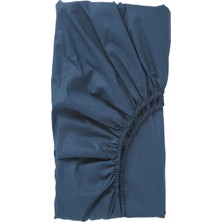 IKEA Mavi Dayanıklı Lastikli Çarşaf 160X200 cm