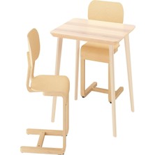 IKEA Beyaz Kullanışlı Yemek Masası 2 Sandalyeli
