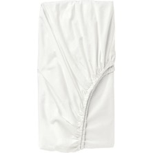 IKEA Beyaz Pratik Lastikli Çarşaf 140X200 cm