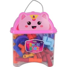 Gray Line Gry HC1044 Hayvan Figürü Kapaklı Kapta 72 Parça Boru LEGO Nel1