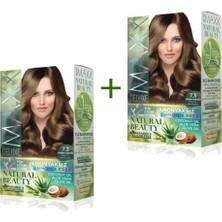 Marsilyan 2 Paket Natural Beauty Amonyaksız Saç Boyası 7.3 Fındık Kabuğu