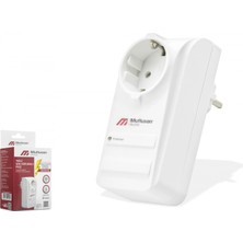 Marsilyan Şok Korumalı Tekli Priz - Beyaz