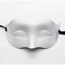 Uslucan Alışveriş Beyaz Renk Masquerade Kostüm Partisi Venedik Balo Maskesi