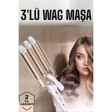 Marsilyan Wag Maşa Negatif Iyon Teknolojili Isı Ayarlı Saç Maşası