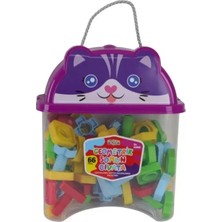 Gray Line Gry HC1046 Hayvan Figürlü Kapta 66 Parça Geometrik Somun Cıvata Nel1