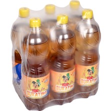 Kafkasya Meşrubatları Gazlı Buratino Içeceği - Buratino Gazxozu - Газированный Напиток Буратино (1 Lt x 6 Adet)