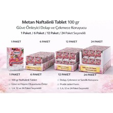 Uslucan Alışveriş Metan Naftalinli Tablet 100 gr Güve Önleyici Dolap ve Çekmece Koruyucu 1 Adet