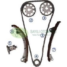 Voyer Toyota Corolla 1999-2001 (30MM Gergi) (7 Parca) Zincir Seti