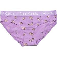 Paul Kenzie Desenli Kadın Slip Külot - Otter