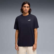 Puma Essential Relaxed No 1 Logo Erkek Lacivert Tişört