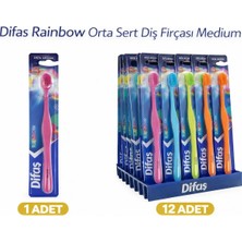 Uslucan Alışveriş Difas Rainbow Orta Sert Diş Fırçası Medium 1ADET