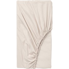 IKEA Bej Dayanıklı Lastikli Çarşaf 80X200 cm