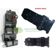 Voyer Honda Jazz 2002-2007 Ön Sol Dörtlü (6 Tuslu) Cam Düğmesi