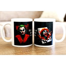 Gmt Ambalaj Joker Tasarımlı Porselen Kupa Bardak - "ben Kötü Değilim" Yazılı Karakter Mug