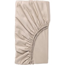 IKEA Bej Kullanışlı Lastikli Çarşaf 80X200 cm
