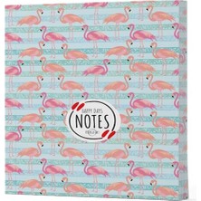 Cosmos E-Ticaret Flamingo 1 - Yan Baskılı Çizgili Defter
