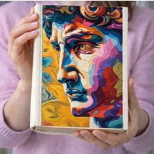 Şımartan Apollo Temalı Bez Kitap Kılıfı – Baskılı Kumaş Kitap Kabı, Kitap Koruyucu Model2