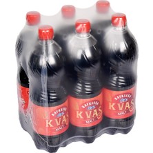 Kafkasya Meşrubatları Alkolsüz Malt Gazozu / Doğal Kvas Gazozu - Натуральный Безалкогольный Квас (1 Lt x 6 Adet)