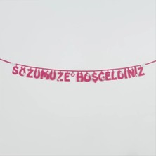 Ieg™ Sözümüze Hoşgeldiniz Keçe Yazı