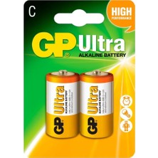 Uslucan Alışveriş Gp Ultra Alkalin C Orta Pil 2li