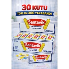 Uslucan Alışveriş Santavik Ilk Yardım Bandı Yara Bandı 10LU 30 Paket