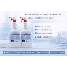 Urfakent Alkol Bazlı Alet ve Yüzey Dezenfektanı 1 Litre Sprey 2 Adet