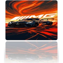 Urzuva Blaze Drift Gaming Oyuncu Xxl Mouse Pad Kaydırmaz Dikişli Mousepad 40X30 3 mm Dikişli Model